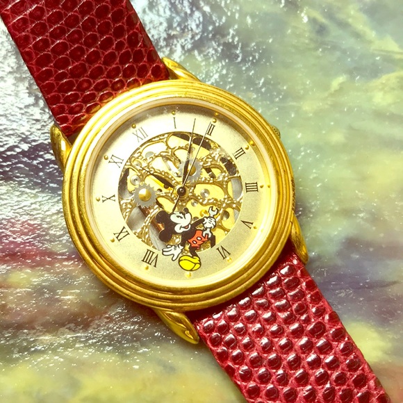 mickey mouse skeleton watch